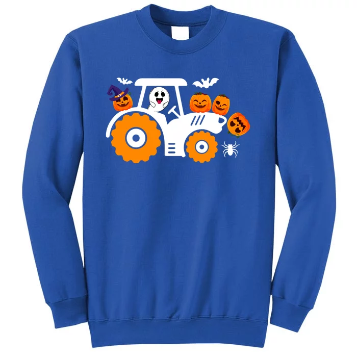 Cute Truck Monster Boo Ghosgift Funny Pumpkin Halloween Great Gift Tall Sweatshirt