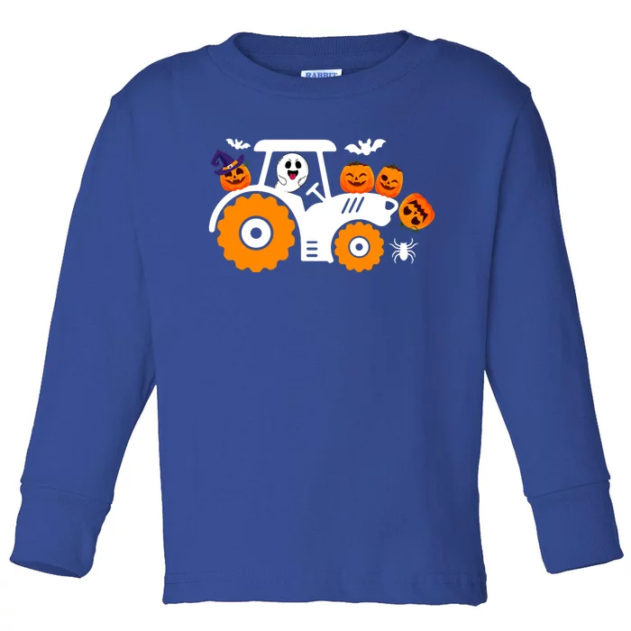 Cute Truck Monster Boo Ghosgift Funny Pumpkin Halloween Great Gift Toddler Long Sleeve Shirt