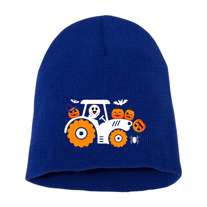 Cute Truck Monster Boo Ghosgift Funny Pumpkin Halloween Great Gift Short Acrylic Beanie