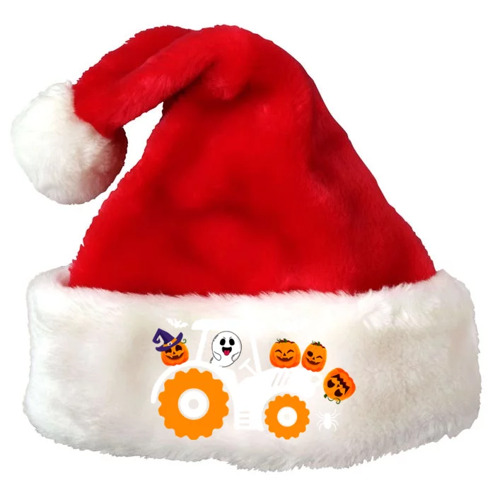 Cute Truck Monster Boo Ghosgift Funny Pumpkin Halloween Great Gift Premium Christmas Santa Hat