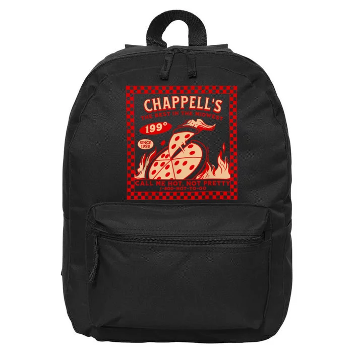 Chappell The Midwest Call Me Hot Retro Pizza Hot To Go 16 in Basic Backpack