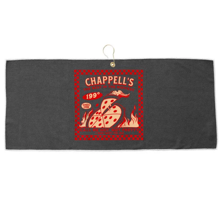 Chappell The Midwest Call Me Hot Retro Pizza Hot To Go Large Microfiber Waffle Golf Towel