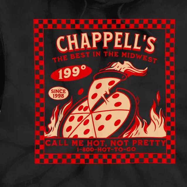 Chappell The Midwest Call Me Hot Retro Pizza Hot To Go Tie Dye Hoodie