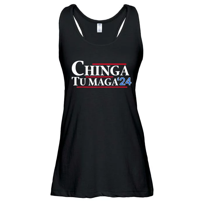 Chinga Tu Maga 24 Ladies Essential Flowy Tank