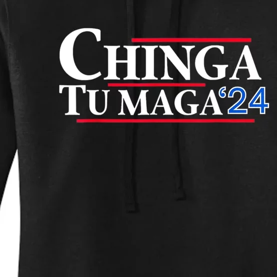 Chinga Tu Maga 24 Women's Pullover Hoodie