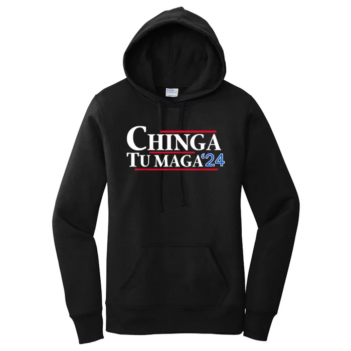 Chinga Tu Maga 24 Women's Pullover Hoodie