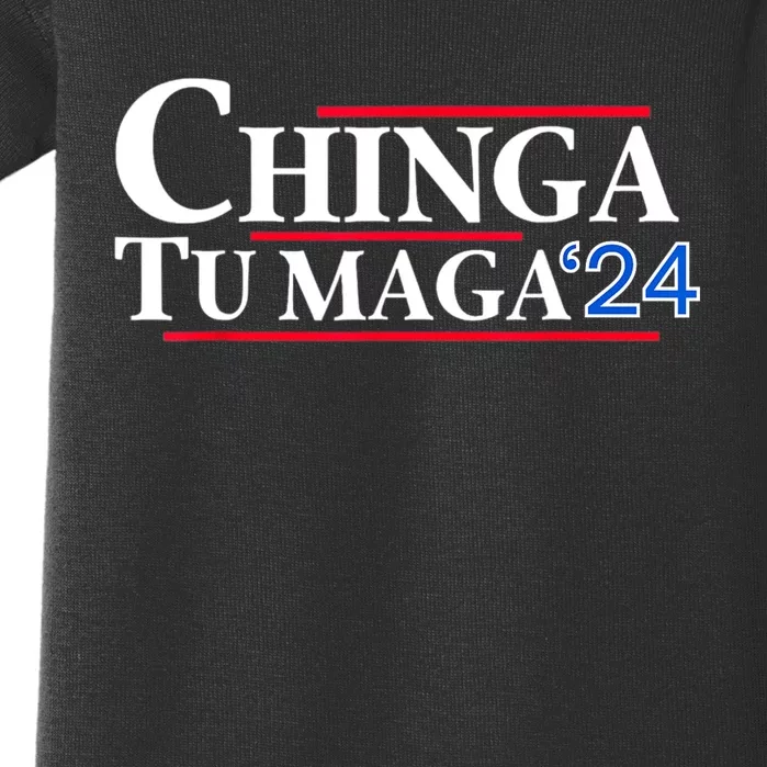 Chinga Tu Maga 24 Baby Bodysuit