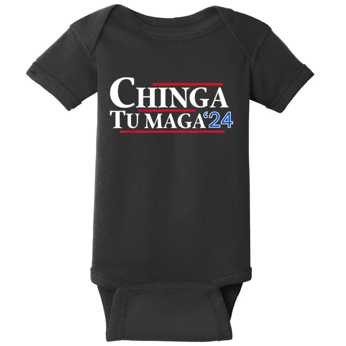 Chinga Tu Maga 24 Baby Bodysuit