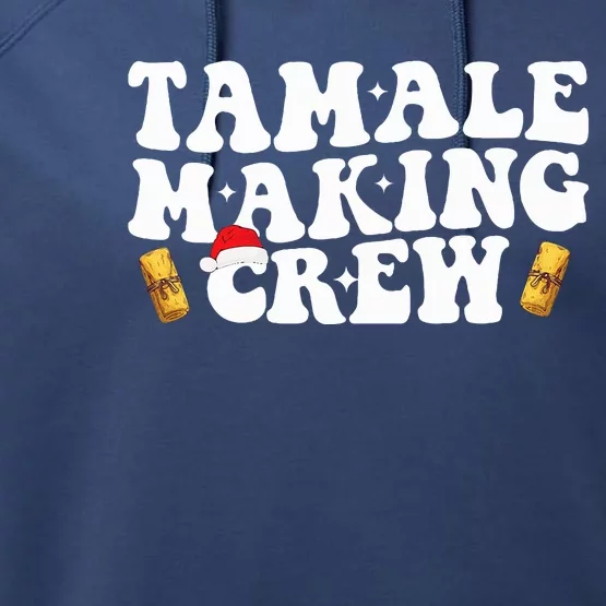 Christmas Tamale Making Crew Funny Tamali Squad Lover Food Performance Fleece Hoodie