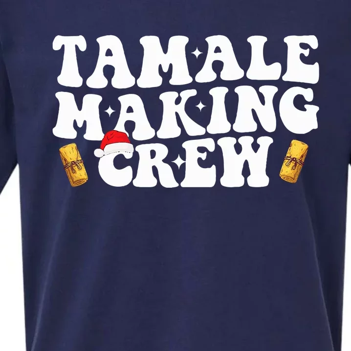 Christmas Tamale Making Crew Funny Tamali Squad Lover Food Sueded Cloud Jersey T-Shirt