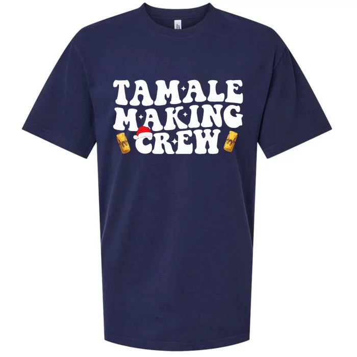 Christmas Tamale Making Crew Funny Tamali Squad Lover Food Sueded Cloud Jersey T-Shirt