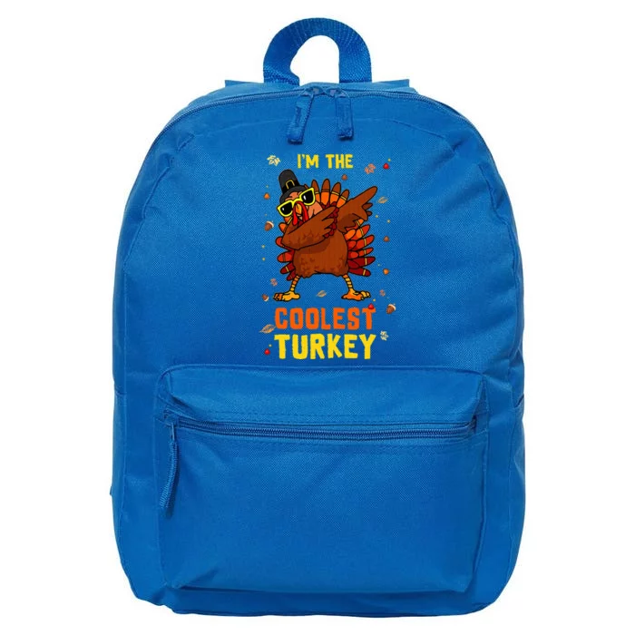 Coolest Turkey Matching Family Group Thanksgiving Party PJ 16 in Basic Backpack