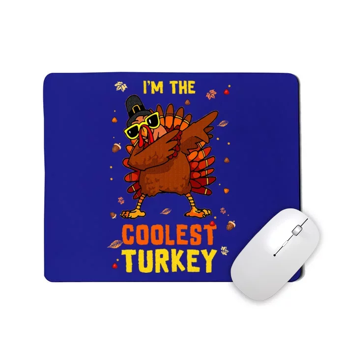 Coolest Turkey Matching Family Group Thanksgiving Party PJ Mousepad