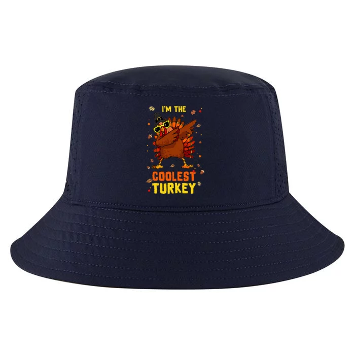 Coolest Turkey Matching Family Group Thanksgiving Party PJ Cool Comfort Performance Bucket Hat