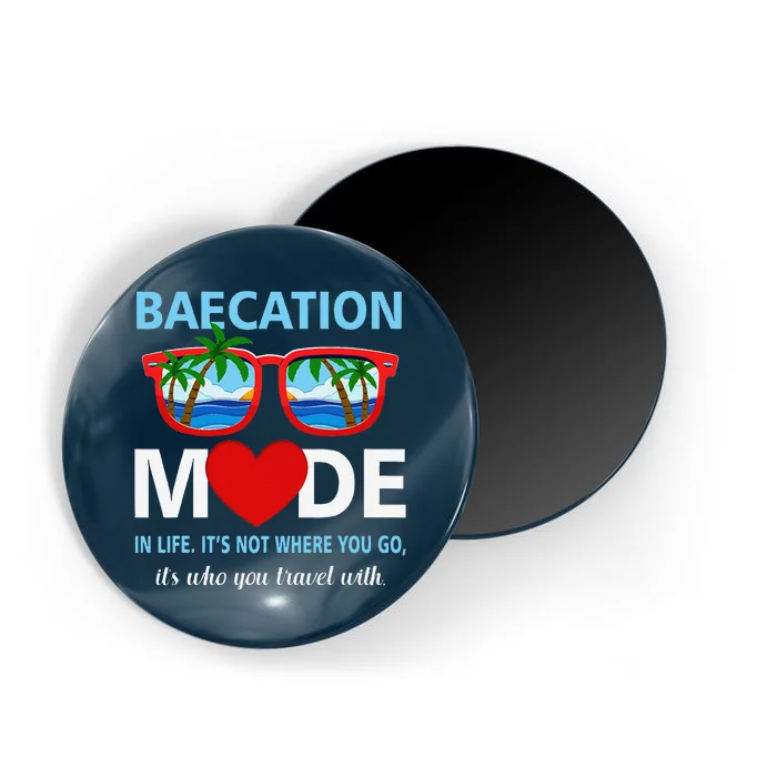 Couples Trip Matching Summer Vacation Baecation Modevibes Magnet