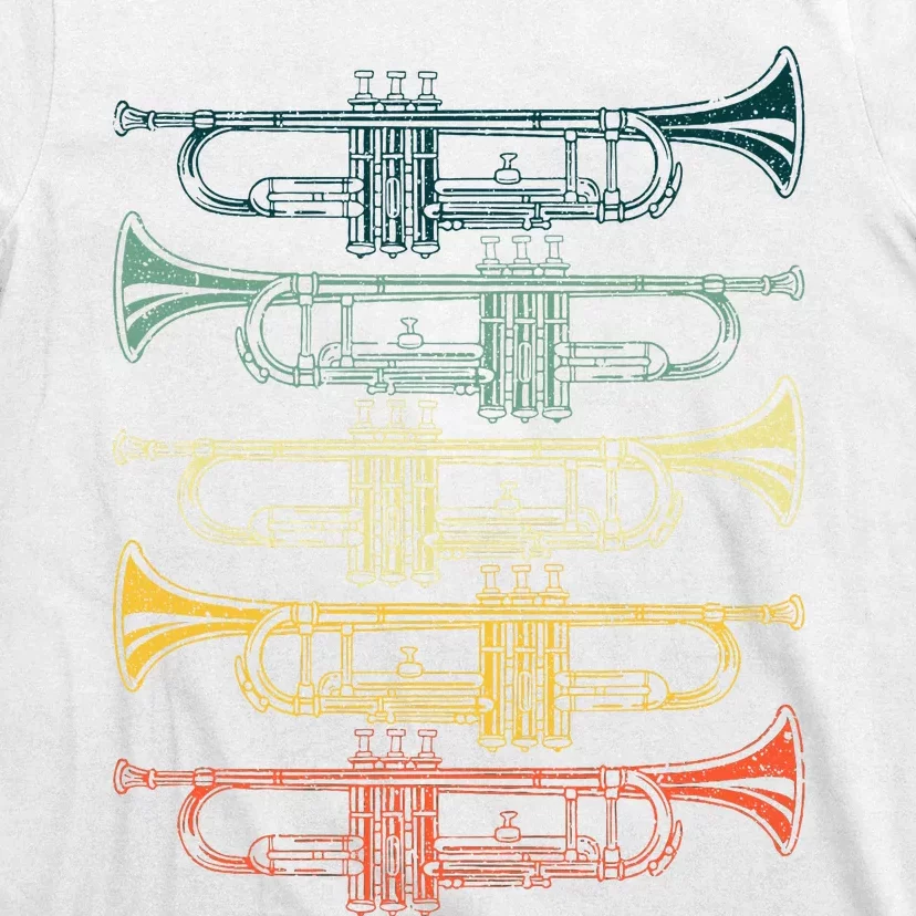 Cool Trumpet Marching Band Musician Jazz Music T-Shirt