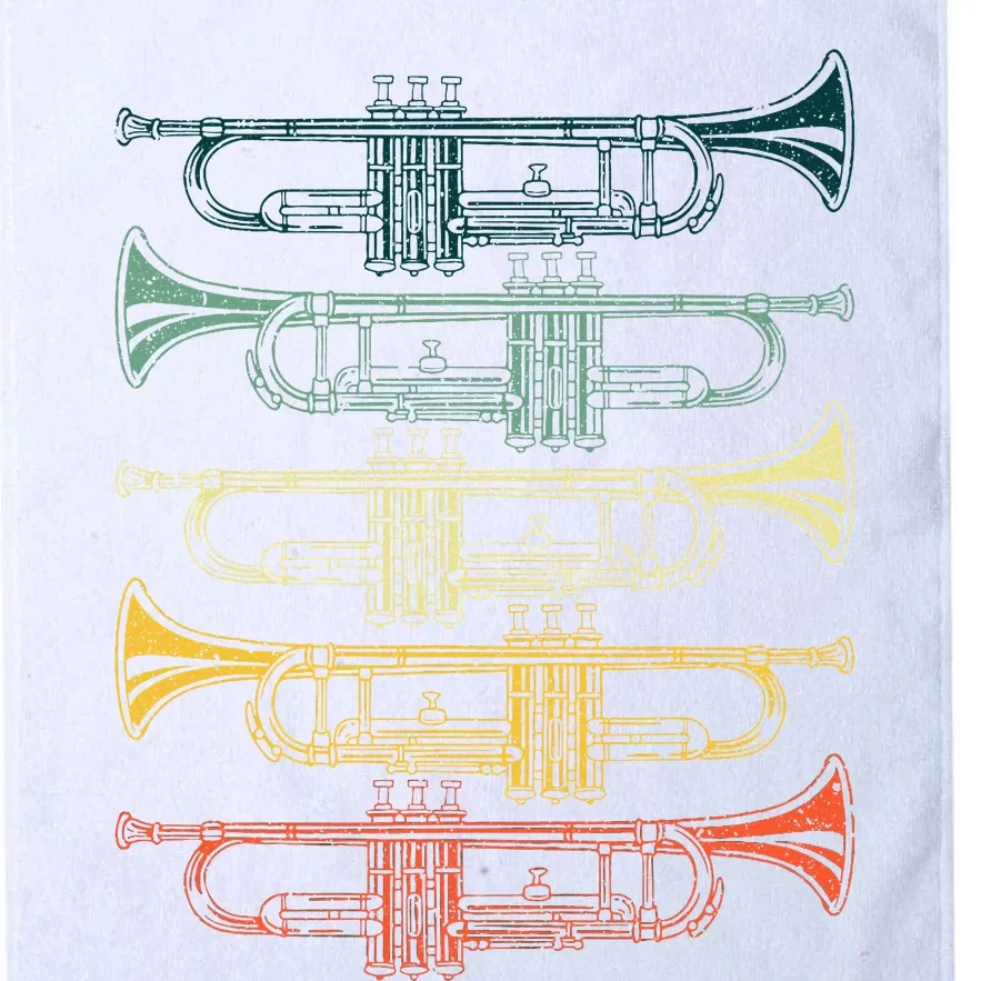 Cool Trumpet Marching Band Musician Jazz Music Platinum Collection Golf Towel