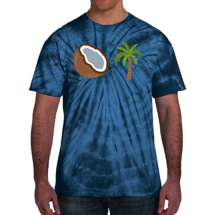 Coconut Tree Meme Patriotic Kamala Statement Usa Democrat Tie-Dye T-Shirt