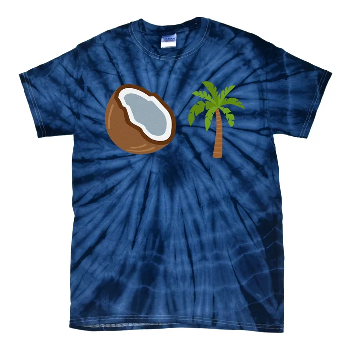 Coconut Tree Meme Patriotic Kamala Statement Usa Democrat Tie-Dye T-Shirt