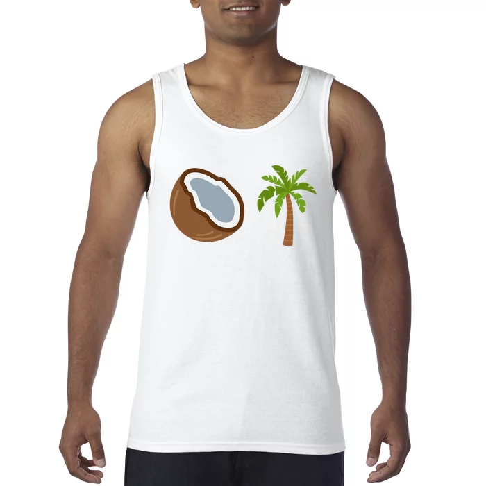 Coconut Tree Meme Patriotic Kamala Statement Usa Democrat Tank Top