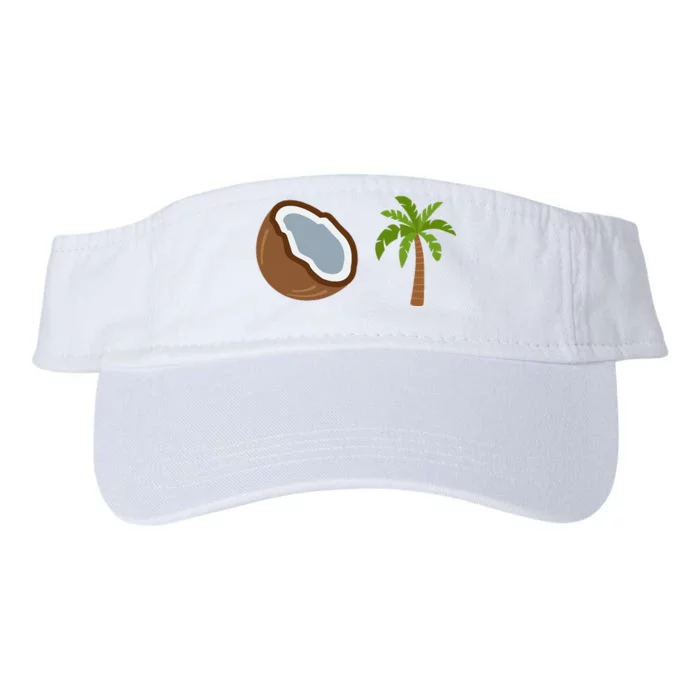 Coconut Tree Meme Patriotic Kamala Statement Usa Democrat Valucap Bio-Washed Visor