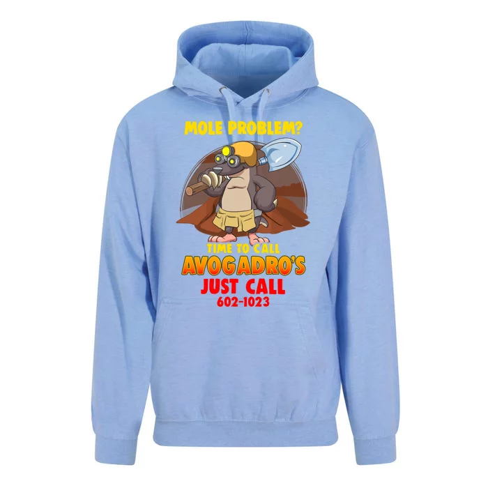 Chemistry Teacher Mole Problem? Chemistry Avogadro's Number Meaningful Gift Unisex Surf Hoodie