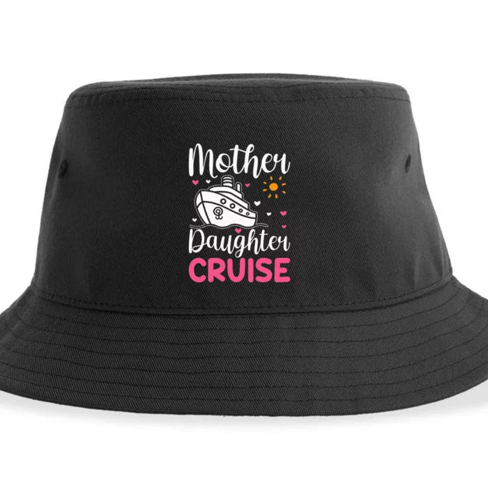 Cruise Trip Mother Daughter Cruise Ship Travelling Traveller Sustainable Bucket Hat