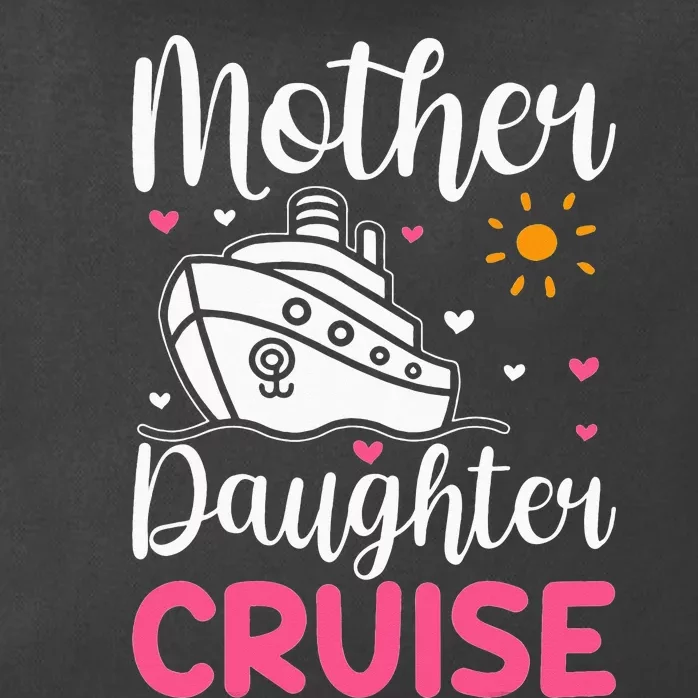 Cruise Trip Mother Daughter Cruise Ship Travelling Traveller Zip Tote Bag