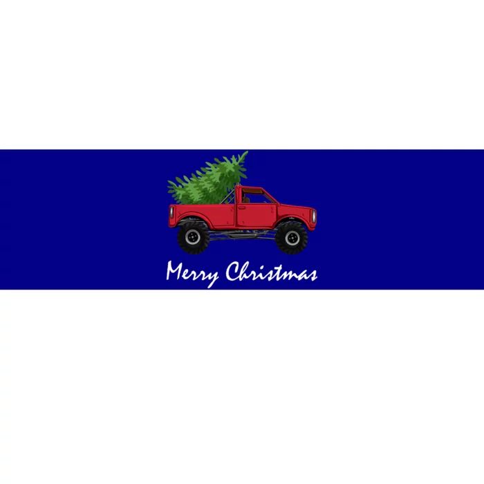 Christmas Truck Meaningful Gift Bumper Sticker