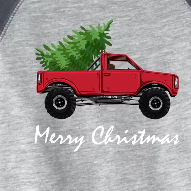 Christmas Truck Meaningful Gift Toddler Fine Jersey T-Shirt