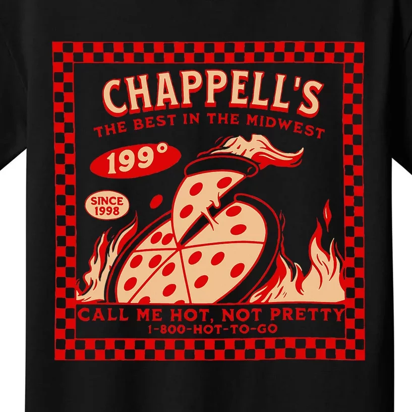 Chappell The Midwest Call Me Hot Retro Pizza Hot To Go Kids T-Shirt