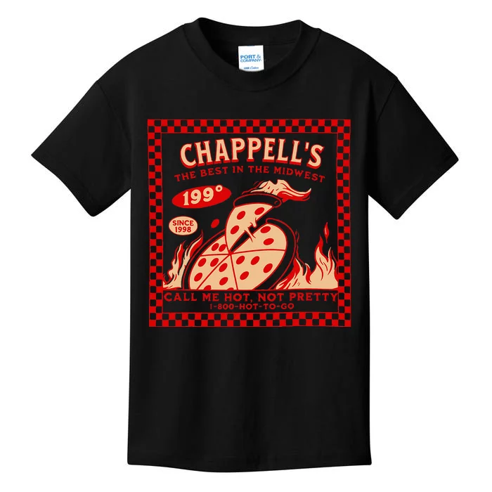 Chappell The Midwest Call Me Hot Retro Pizza Hot To Go Kids T-Shirt