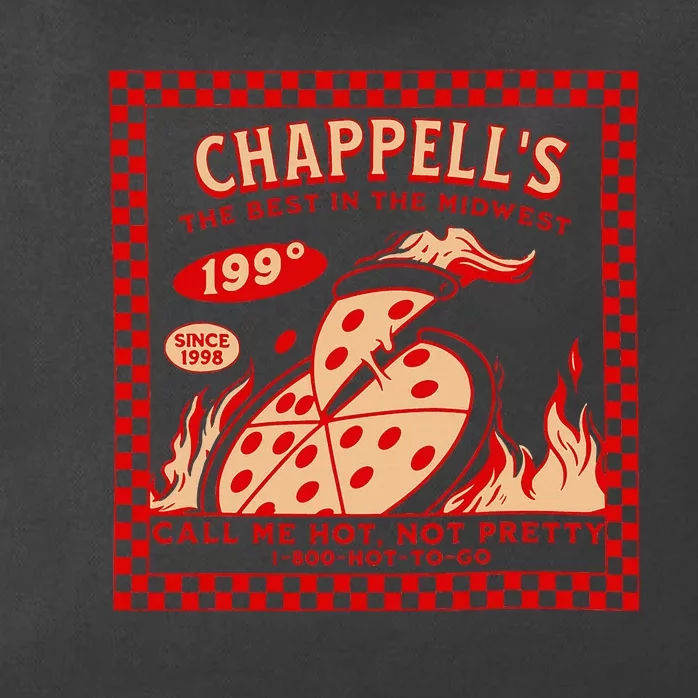 Chappell The Midwest Call Me Hot Retro Pizza Hot To Go Zip Tote Bag