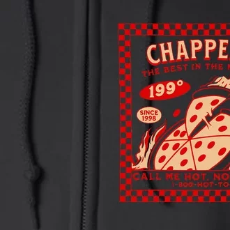 Chappell The Midwest Call Me Hot Retro Pizza Hot To Go Full Zip Hoodie