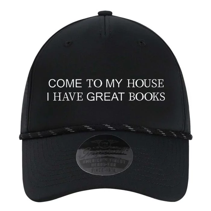 Come To My House I Have Great Books Performance The Dyno Cap