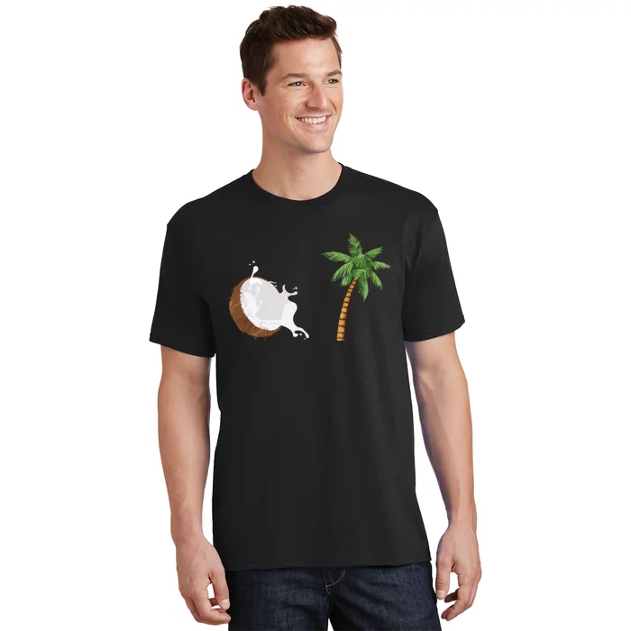 Coconut Tree Meme Patriotic Kamala Statement Usa Democrat T-Shirt