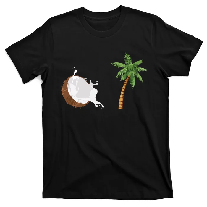 Coconut Tree Meme Patriotic Kamala Statement Usa Democrat T-Shirt