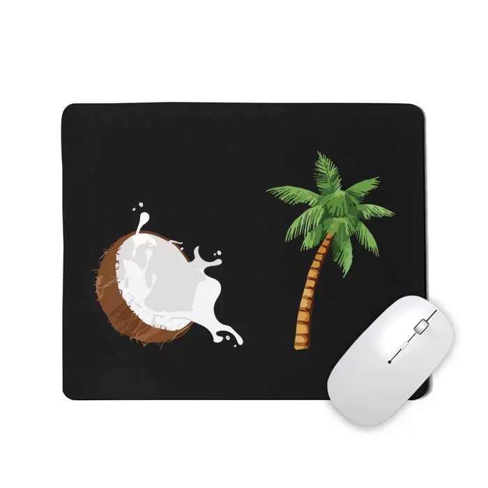 Coconut Tree Meme Patriotic Kamala Statement Usa Democrat Mousepad