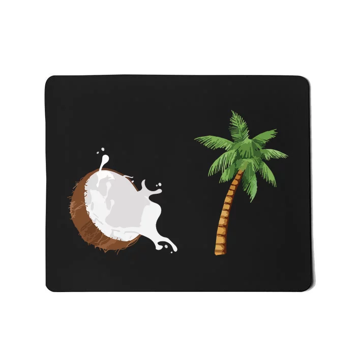 Coconut Tree Meme Patriotic Kamala Statement Usa Democrat Mousepad