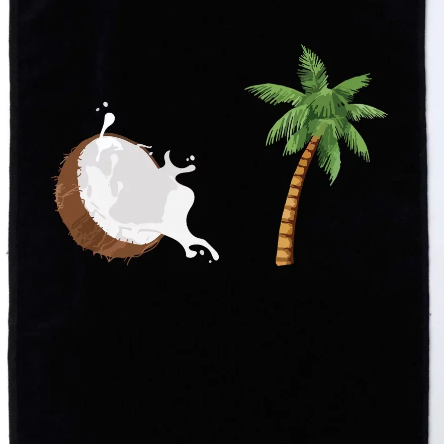 Coconut Tree Meme Patriotic Kamala Statement Usa Democrat Platinum Collection Golf Towel