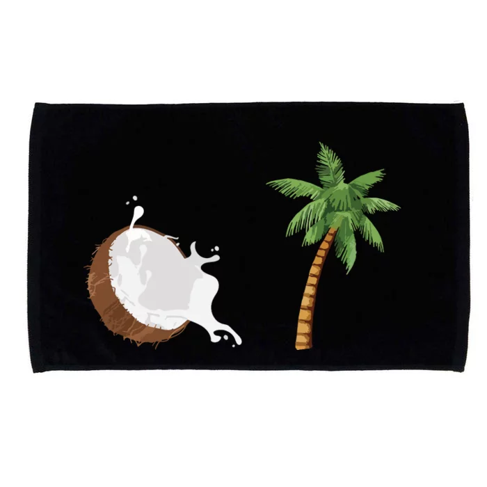 Coconut Tree Meme Patriotic Kamala Statement Usa Democrat Microfiber Hand Towel