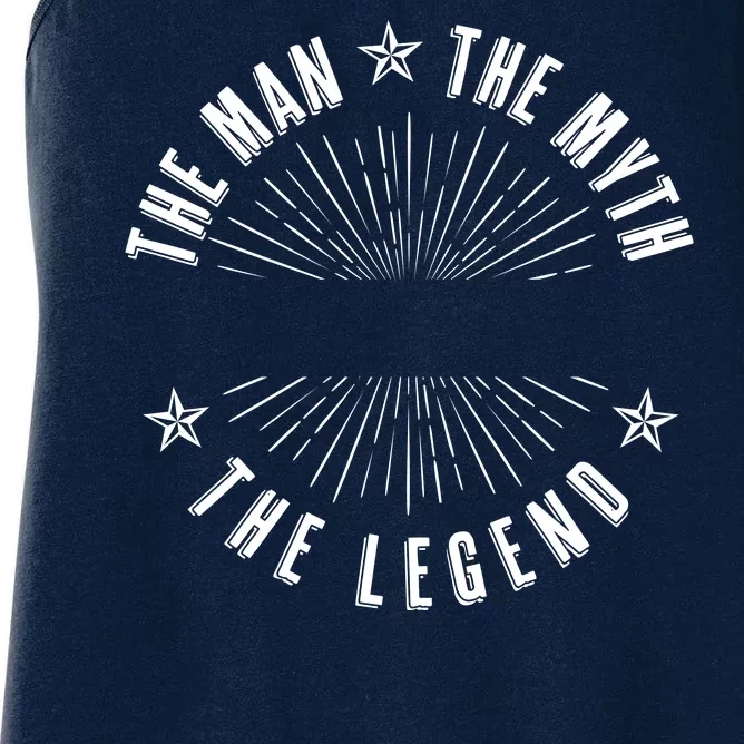 Custom The Man The Myth The Legend Women's Racerback Tank