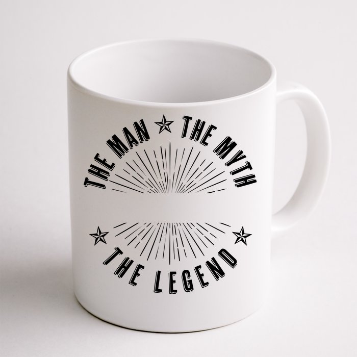 Custom The Man The Myth The Legend Front & Back Coffee Mug