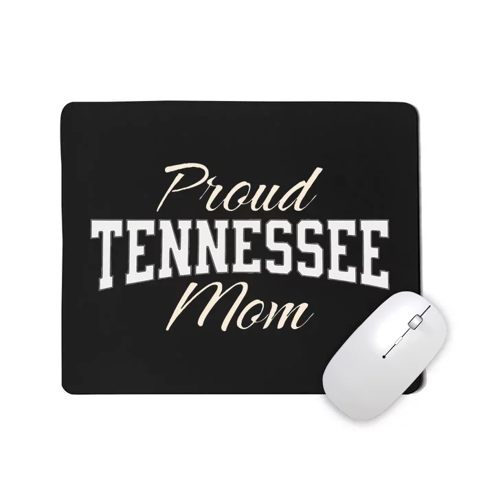 Cute Tennessee Mom Classic Tn Orange Vintage Varsity Mousepad