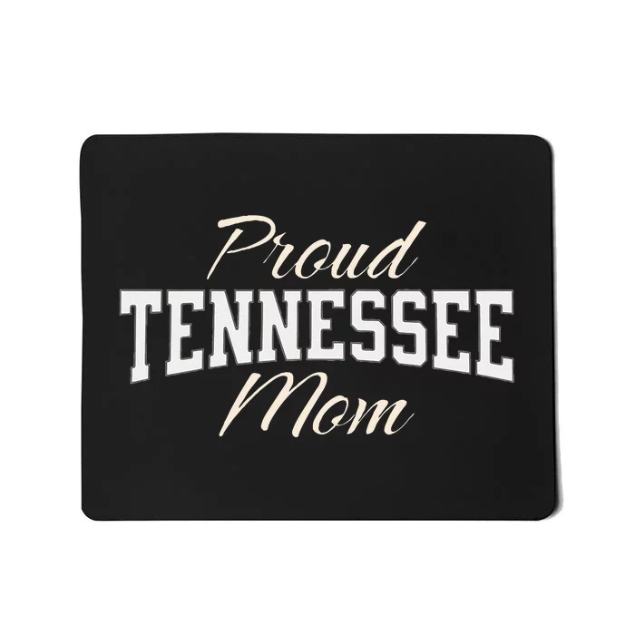 Cute Tennessee Mom Classic Tn Orange Vintage Varsity Mousepad