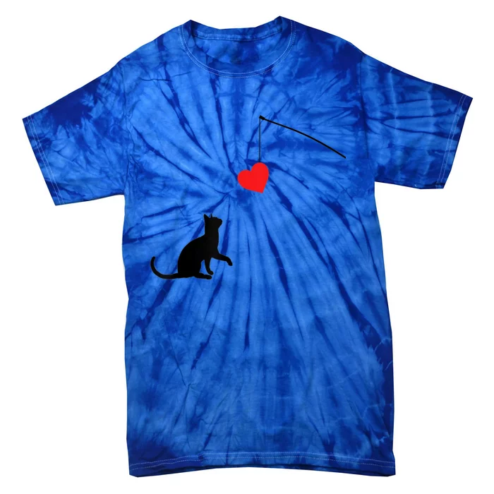 Cat Toy Meaningful Gift Valentine's Day Funny Gift For Her Or For Him Cute Gift Tie-Dye T-Shirt