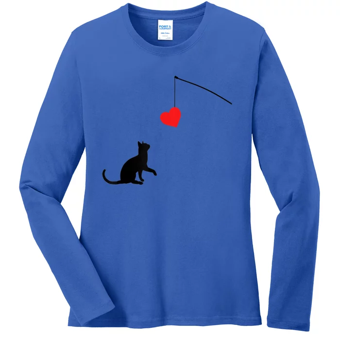 Cat Toy Meaningful Gift Valentine's Day Funny Gift For Her Or For Him Cute Gift Ladies Long Sleeve Shirt