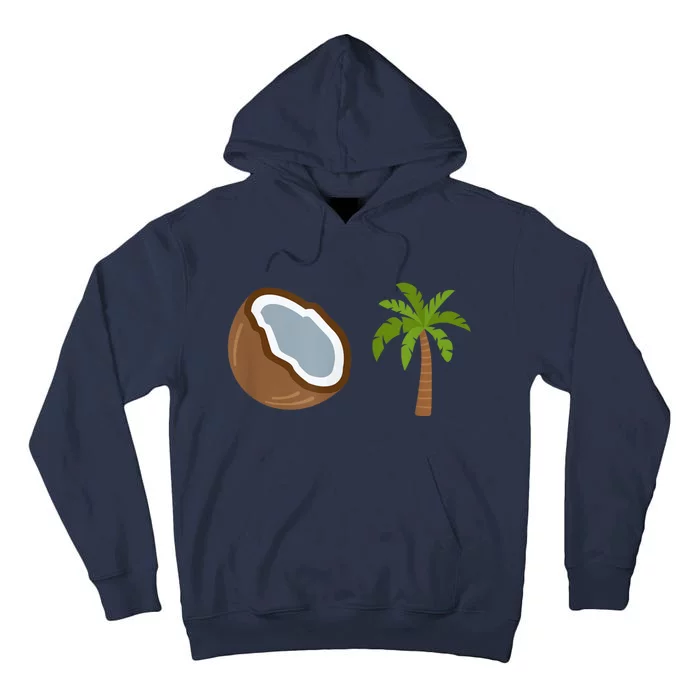 Coconut Tree Meme Patriotic Kamala Statement Usa Democrat Tall Hoodie