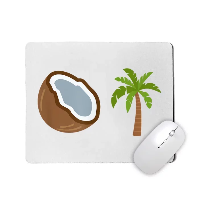 Coconut Tree Meme Patriotic Kamala Statement Usa Democrat Mousepad