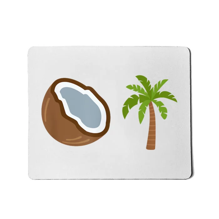 Coconut Tree Meme Patriotic Kamala Statement Usa Democrat Mousepad